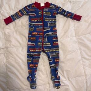 Hanna Andersson 3-6m is Baby Train footie